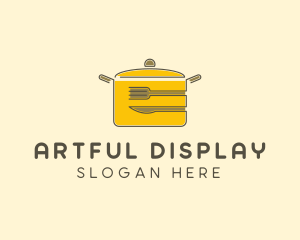 Kitchen Pot Utensil logo design