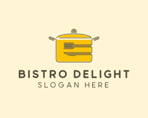 Kitchen Pot Utensil logo design