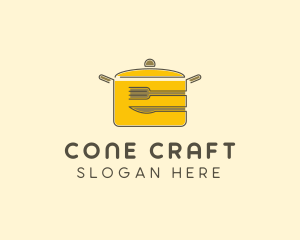 Kitchen Pot Utensil logo design