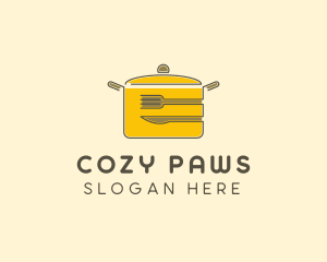 Kitchen Pot Utensil logo design