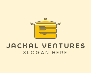 Kitchen Pot Utensil logo design