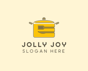 Kitchen Pot Utensil logo design