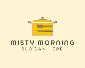 Kitchen Pot Utensil logo design