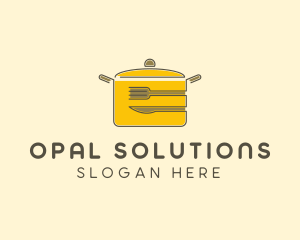 Kitchen Pot Utensil logo design