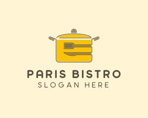 Kitchen Pot Utensil logo design