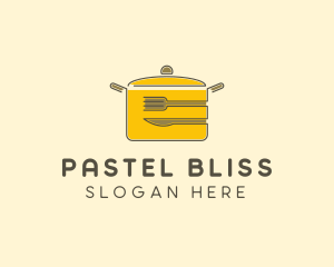 Kitchen Pot Utensil logo design