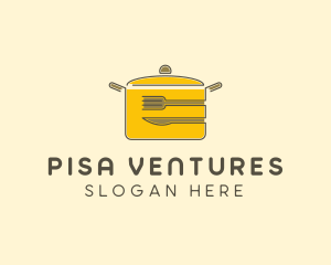 Kitchen Pot Utensil logo design