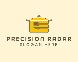 Kitchen Pot Utensil logo design