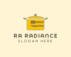 Kitchen Pot Utensil logo design