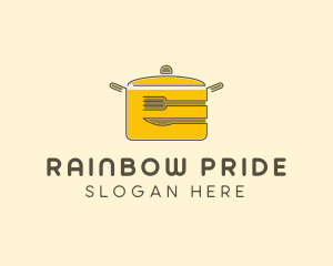 Kitchen Pot Utensil logo design