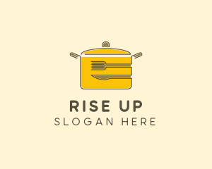 Kitchen Pot Utensil logo design