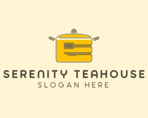 Kitchen Pot Utensil logo design