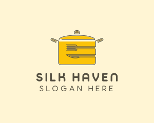 Kitchen Pot Utensil logo design