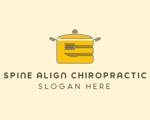 Kitchen Pot Utensil logo design