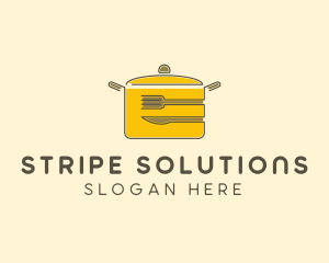 Kitchen Pot Utensil logo design