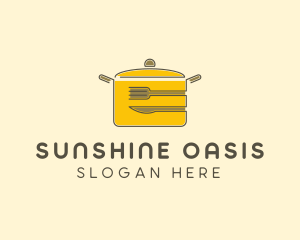 Kitchen Pot Utensil logo design