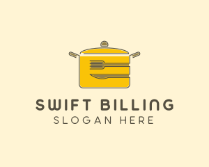 Kitchen Pot Utensil logo design