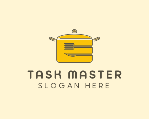 Kitchen Pot Utensil logo design