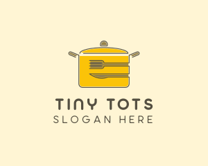 Kitchen Pot Utensil logo design