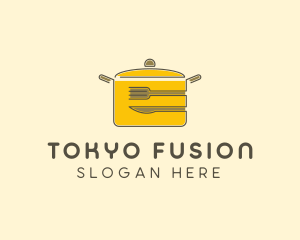 Kitchen Pot Utensil logo design