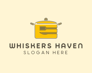 Kitchen Pot Utensil logo design