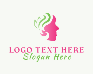 Brain - Mental Health Organic logo design