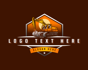 Industrial - Excavator Construction Machinery logo design