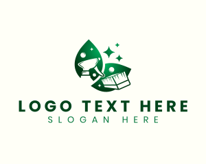 Hygiene - Spray Bottle Cleaning Scrub logo design