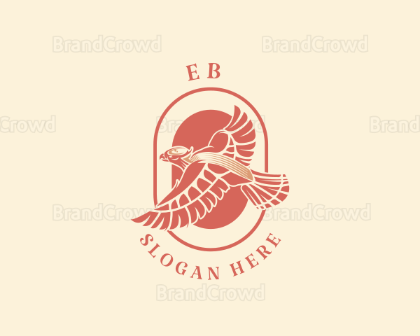 Patriotic Eagle Bird Logo