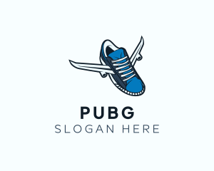 Flying Rubber Shoe Logo
