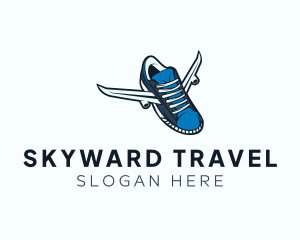 Fly - Flying Rubber Shoe logo design