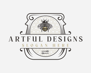 Honey Jar Bee Logo