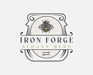 Honey Jar Bee Logo