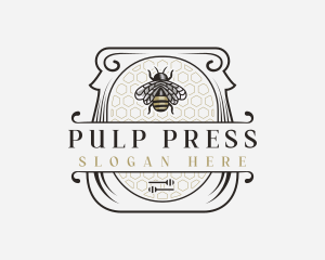 Honey Jar Bee Logo