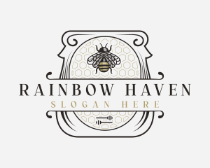 Honey Jar Bee Logo