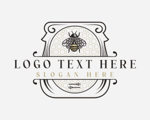 Honey Jar Bee Logo