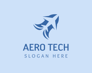 Aero - Airplane Travel Tourism logo design