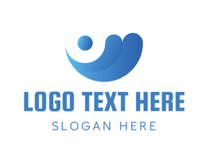 Professional - Professional Blue Wave logo design