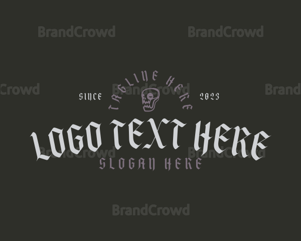 Gothic Pub Business Logo