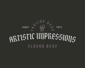 Gothic Pub Business logo design