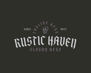 Gothic Pub Business logo design