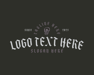 Gothic Pub Business Logo