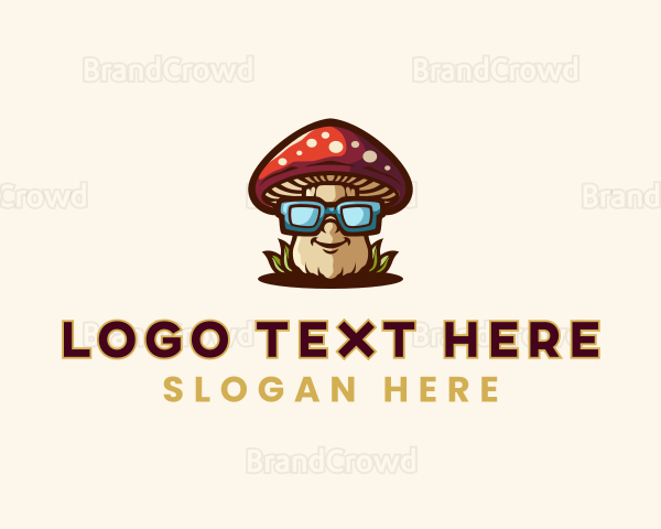 Sunglasses Organic Mushroom Logo