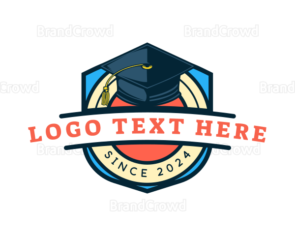 Graduation Cap Education School Logo