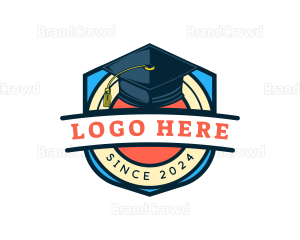 Graduation Cap Education Logo