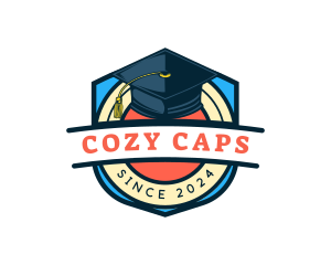 Graduation Cap Education School logo design