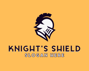 Knight - Classic Knight Helmet logo design