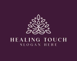 Yoga Meditation Spiritual logo design