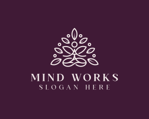 Yoga Meditation Spiritual logo design