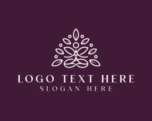 Healing - Yoga Meditation Spiritual logo design